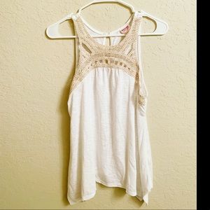 ⭐️ Buy 1 Get 1 ⭐️ White Lace Tank Top